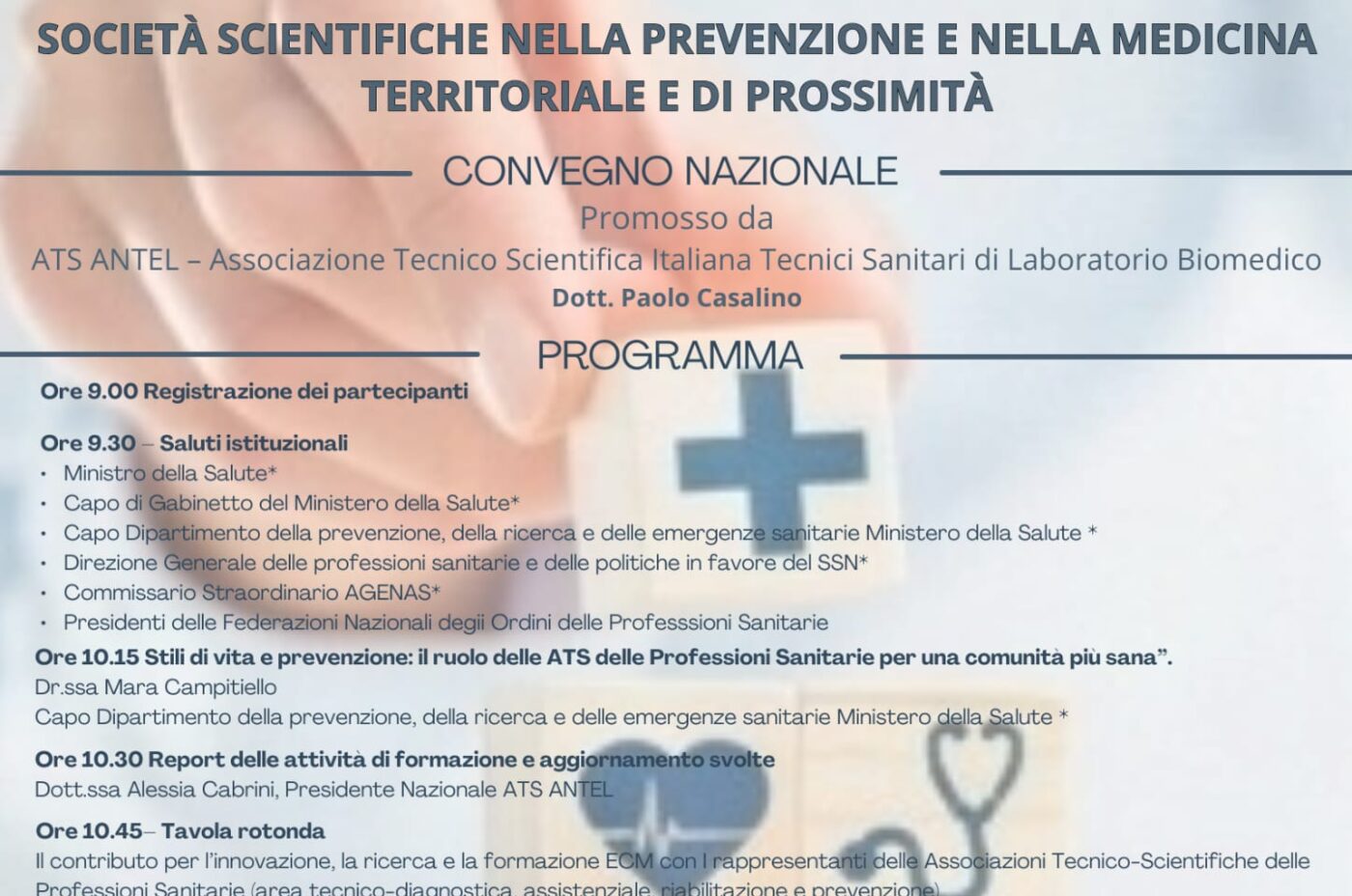 Convegno: Il ruolo delle associazioni tecnico-scientifiche nella prevenzione